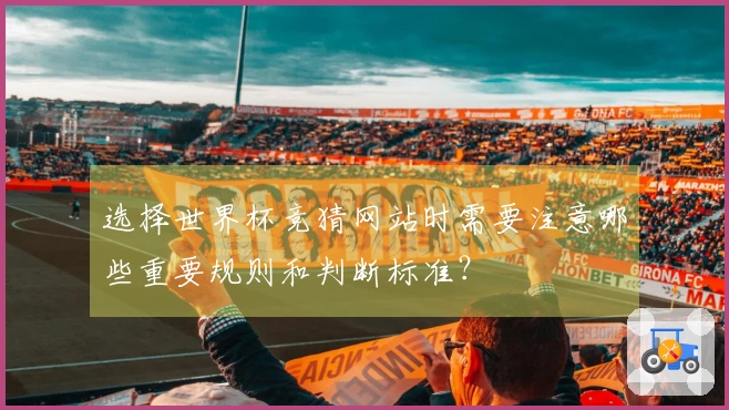 选择世界杯竞猜网站时需要注意哪些重要规则和判断标准？